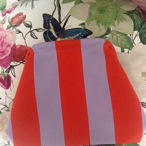 Clutch! Orange and Purple Stripes